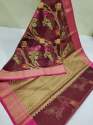 Kora Banarasi Organza Saree thumb 6