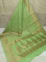 New Arrival Cotton Silk Stripe Saree For Ladies thumb 1