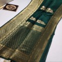 New Banarasi Semi Georgette MeenaKari Butta Saree thumb 1