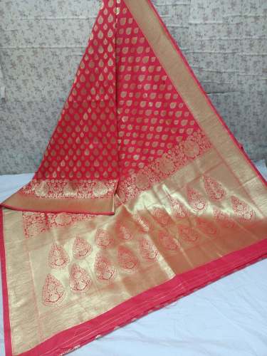 New Fancy Collection Banarasi Pure Silk Zari Saree by hamna silk