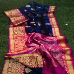 New Maheshwari Silk Scart Butta Saree