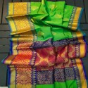 New Maheshwari Silk Scart Butta Saree thumb 4