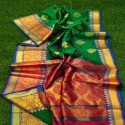 New Maheshwari Silk Scart Butta Saree thumb 5