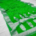 New Semi Georgette All Over Mutor Butti Saree thumb 4