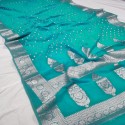 New Semi Georgette All Over Mutor Butti Saree thumb 6