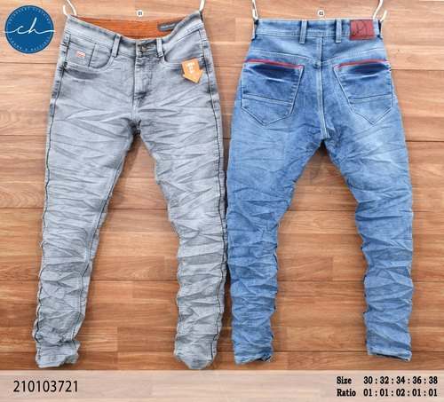 Men Faded Denim Jeans by Colorhunt Clothing Brand Of Jain Hitex Creation Private Limited 