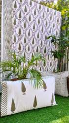 Sentosa 108*108 Hand Block Print Bed Sheet 