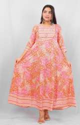 14 kg rayon high quality long frock 