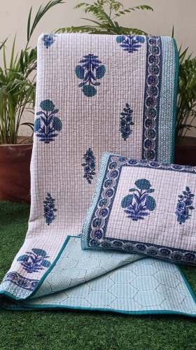 90*108 Size Cotton Printed Bed cover  by Believe Creation