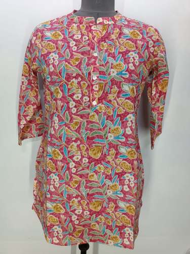 Cotton fabric Shot kurti