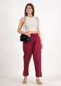 Ladies Pure  Cotton pants With Double pockets