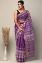 New Arrival Hand Made Block Print Kota Doria Saree  thumb 13
