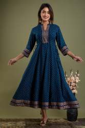 New Rayon Anarkali Style Frock
