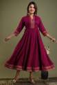 New Rayon Anarkali Style Frock thumb 1