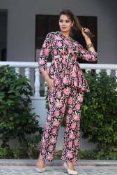 premium Cotton Fabric  printed Co-ord