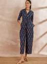 Rayon fabric printed jumpsuit thumb 4