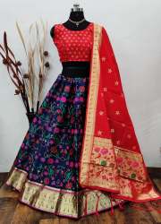 Readymade Banarasi Brocade Silk Lehenga Choli 