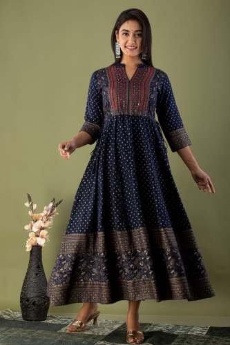 Stylish Fancy Rayon  Gown for women 
