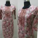 Trendy heavy Rayon Foil Print Kurti  thumb 5