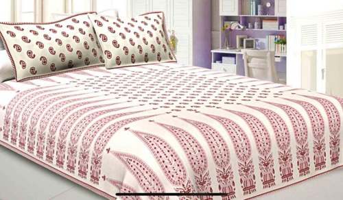 Srishti Soft Cotton Bedsheet with Pillow Set by Srishti Textile