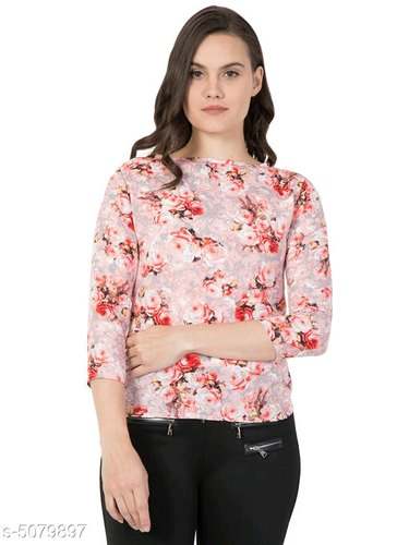 Fancy Printed Half Sleeve Top