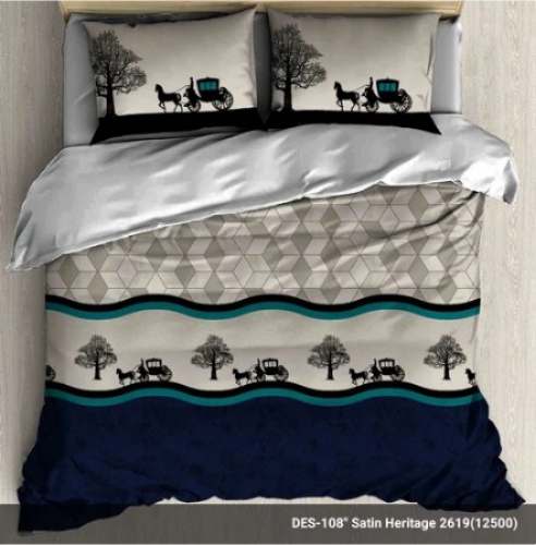 Pure Cotton Printed Bed Sheet by Kapitan Collection