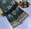 cotton Fabric Bathik Print Saree thumb 5