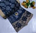 cotton Fabric Bathik Print Saree thumb 7