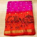 Fancy bandhani Saree thumb 3