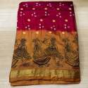 Fancy bandhani Saree thumb 4