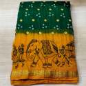 Fancy bandhani Saree thumb 6