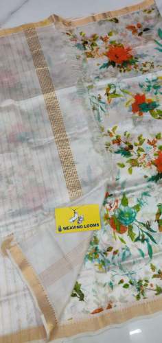 Handloom Digital Printed Saree