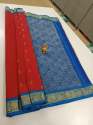 Kanchi traditional korvai silk sarees double side  thumb 5