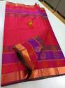 Kanchi traditional korvai silk sarees double side  thumb 6