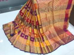 Lichi Banarasi silk