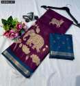 Original Silk Mangalagiri Saree thumb 1
