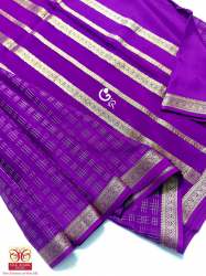 Pure Mysore Crepe Silk Saree