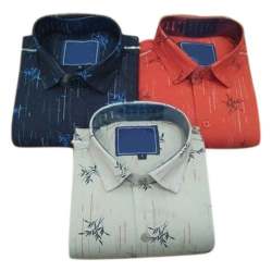 Men Party Wear Printed Shirt