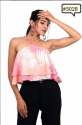 Off Shoulder Multi Color Fancy Top For Ladies  thumb 2