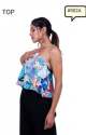 Off Shoulder Multi Color Fancy Top For Ladies  thumb 3