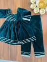 Kids Girls Velvet Anarkali Suits thumb 3
