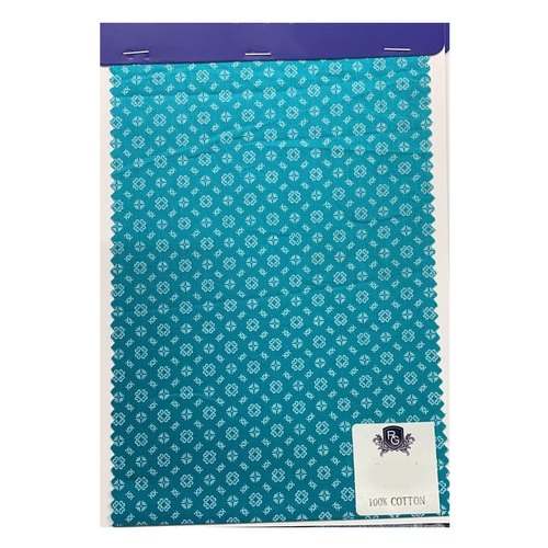 Blue Cotton Shirting fabric 