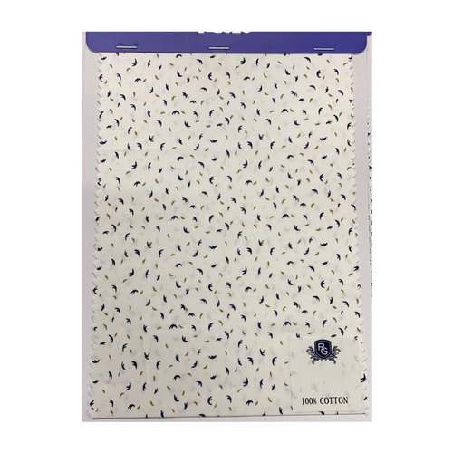 Off White 60Inches Cotton Shirting Fabric 