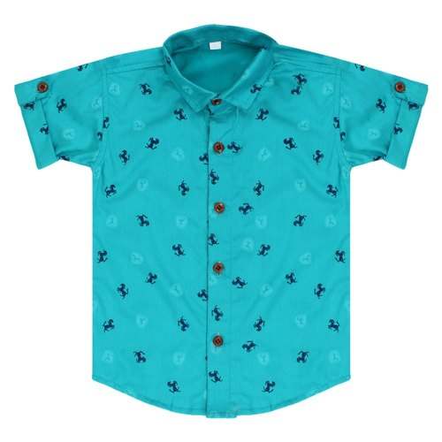 Printed Kids Boys Shirt  by Jaishree Textiles