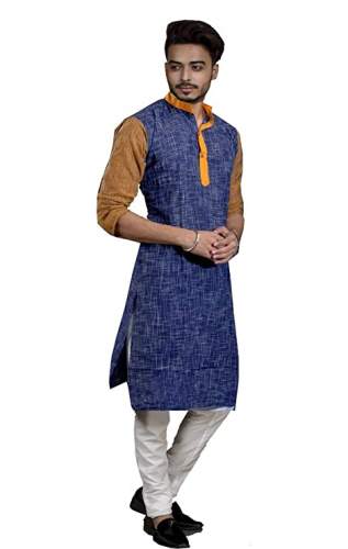 Get khadi handloom Mens Kurta By Tant Ghar