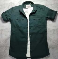 Plain Double Pocket Mens Shirt by Ego Menswear 