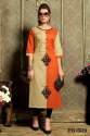 Aplic work Fancy khadi kurti thumb 9