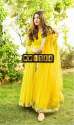 Party wear Yellow Readymade Anarkali Suit thumb 2