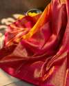 SOFT LICHI SILK SAREE thumb 1