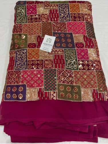 Embroidery Georgette Fabric
